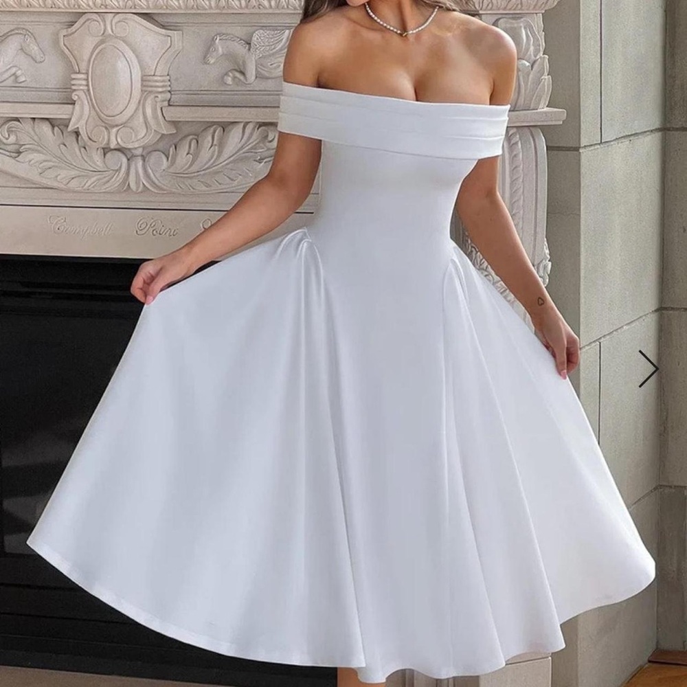 Babyboo Miranda Midi Dress - Ivory, Size L